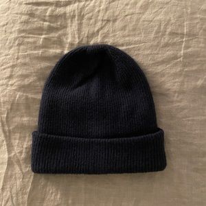 J.Crew Wool Navy Beanie One Size
